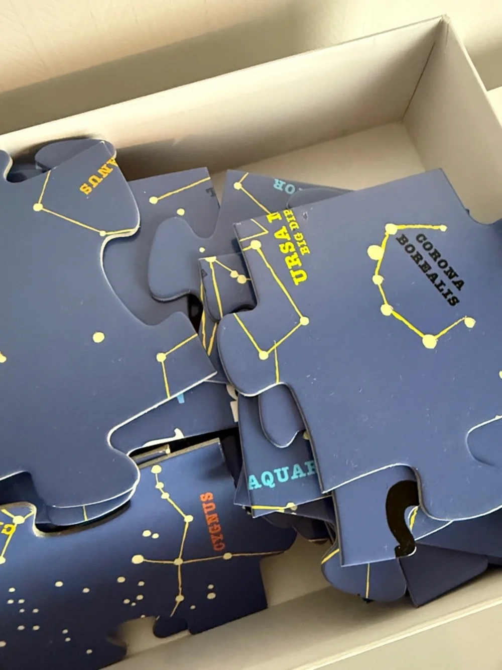 Pottery Barn Kids Constellations Floor Puzzle - Blue 2' x 3' 48 Jumbo Pieces - Picture 3 of 4